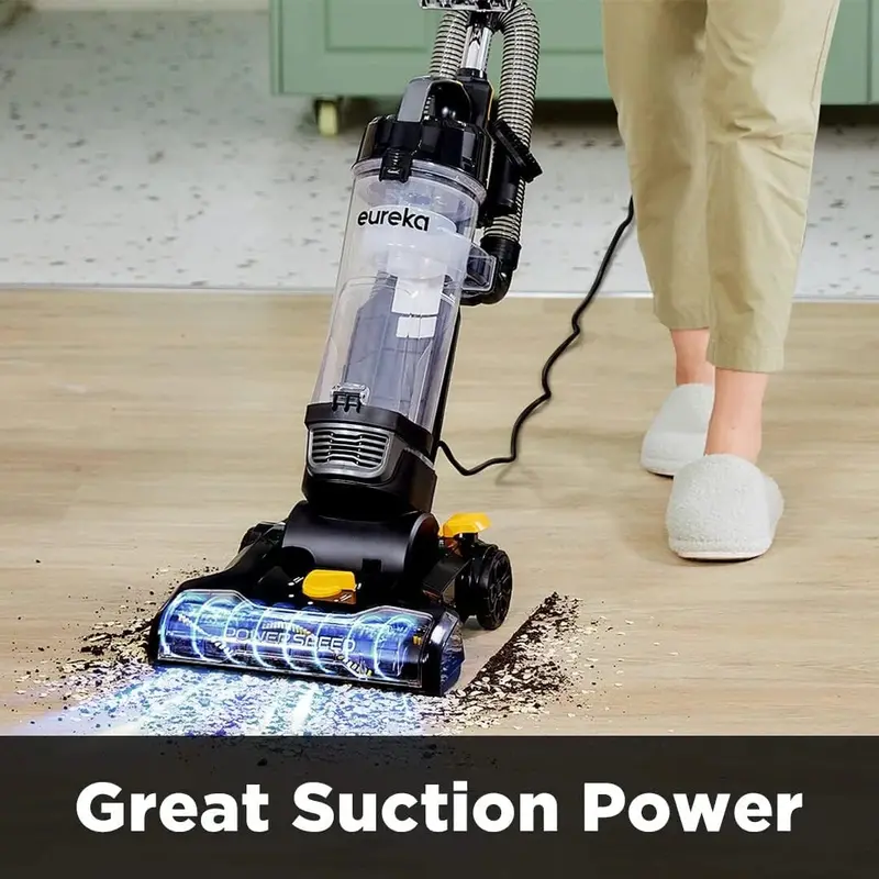 EUREKA PowerSpeed NEU181D Upright Vacuum – Lightweight Performance Cleaner with Pet Turbo Tool & Multi-Surface Suction