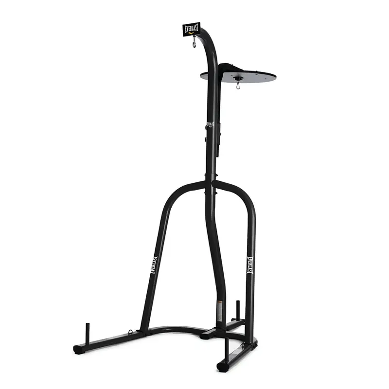 Everlast Dual-Station Heavy-Duty Speed Bag & Heavy Bag Stand – Powder-Coated Steel Construction