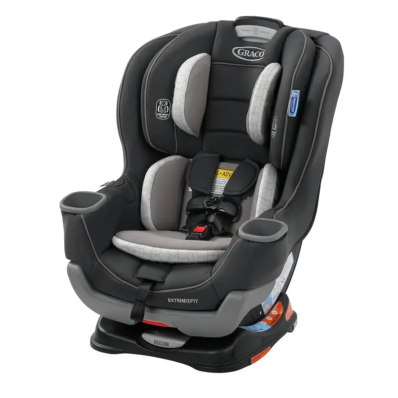 Extend2Fit Convertible Infant Car Seat – Rear-Facing to Forward-Facing Transition Seat with Adjustable Legroom Panel