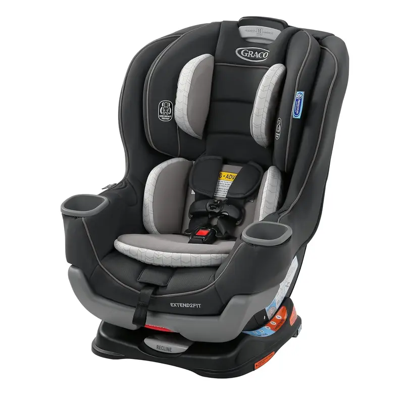 Extend2Fit Convertible Infant Car Seat – Rear-Facing to Forward-Facing Transition Seat with Adjustable Legroom Panel