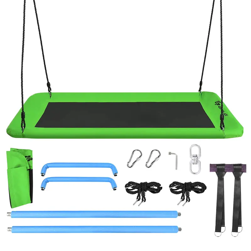 Extra-Large 60-Inch Platform Tree Swing for Adults and Children – Reinforced 700 lb Capacity Outdoor Seat