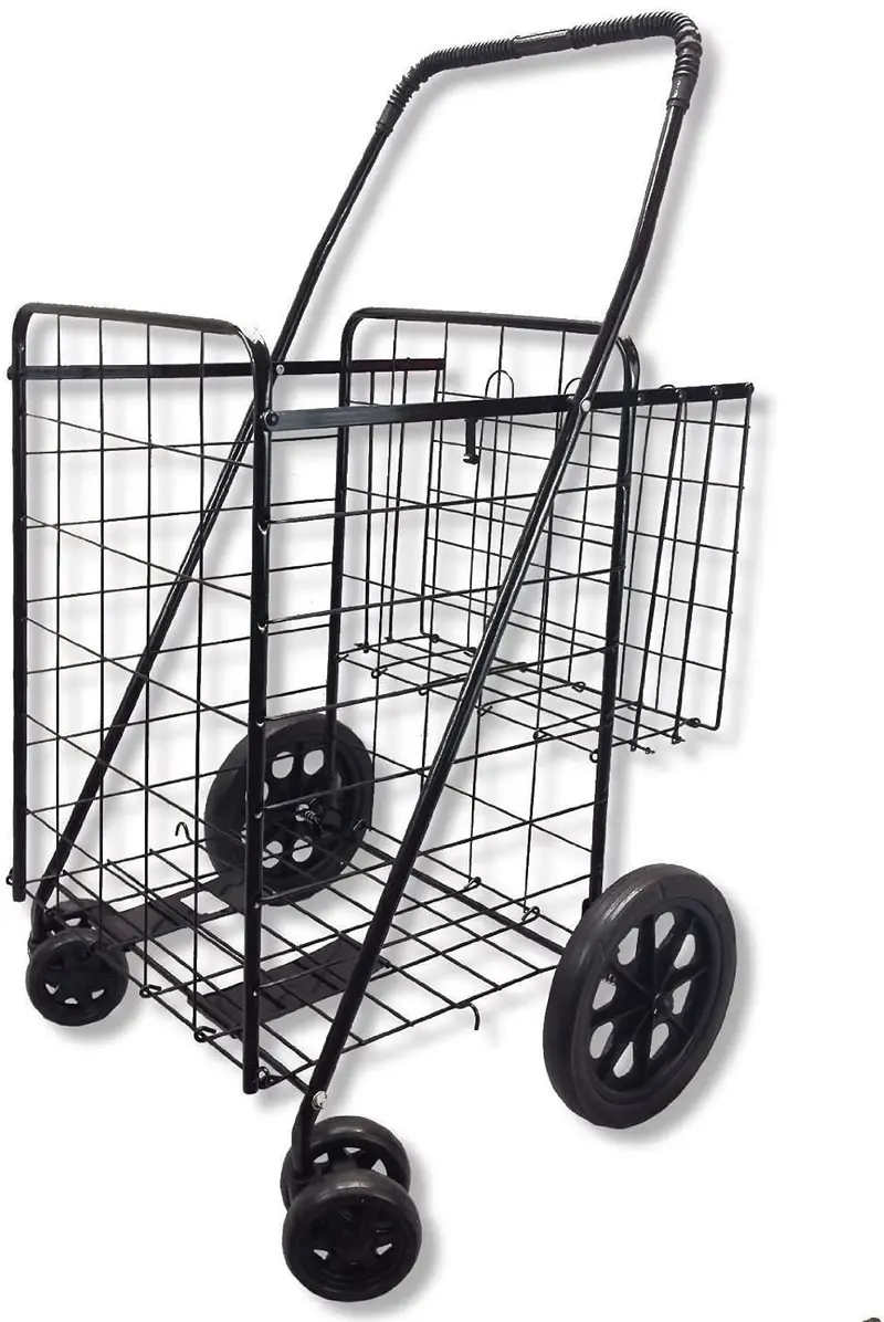 Extra-Large Foldable Shopping Cart – Versatile Carrier for Groceries, Luggage & Gear