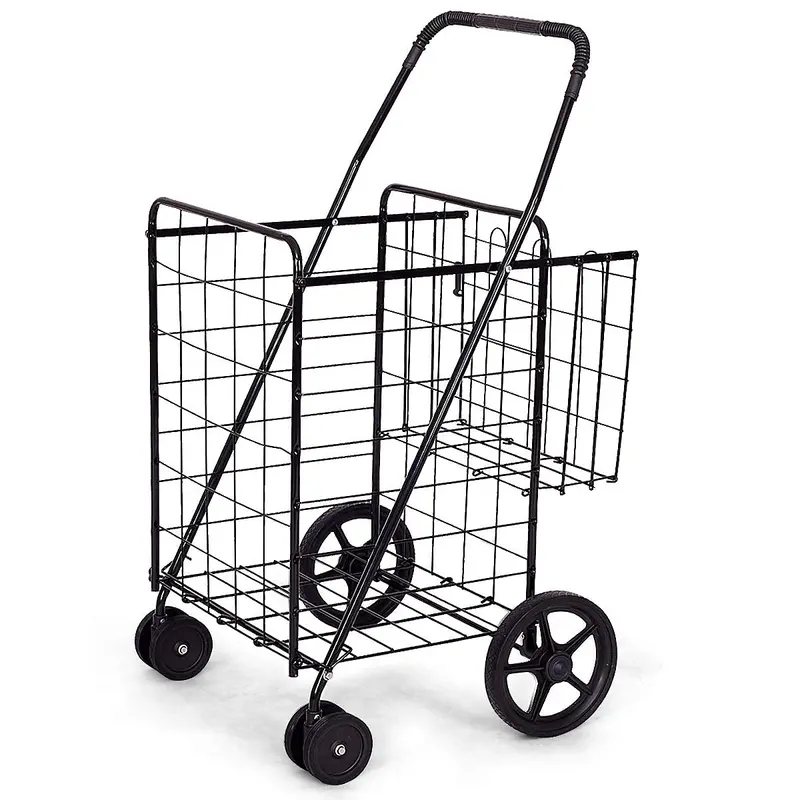 Extra-Large Foldable Shopping Cart – Versatile Carrier for Groceries, Luggage & Gear