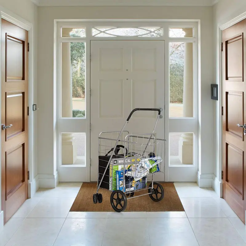 Extra-Large Foldable Shopping Cart – Versatile Carrier for Groceries, Luggage & Gear