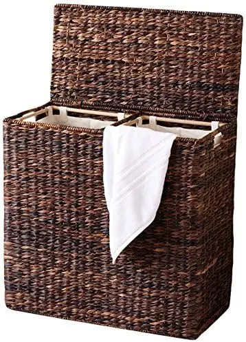 Extra-Large Split-Style Gift Basket – Elegant Lined Presentation Container for Special Occasions