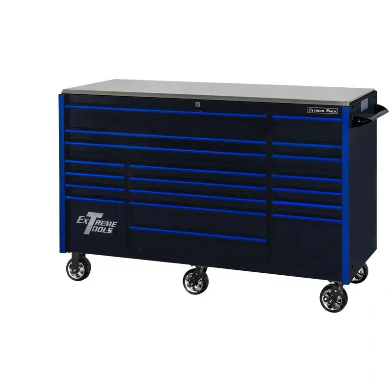 Extreme Tools RX250 Heavy-Duty Roller Cabinet – 72" x 30" 19-Drawer Professional Tool Storage System