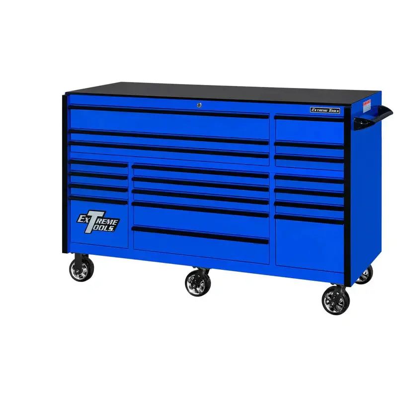 Extreme Tools RX250 Heavy-Duty Roller Cabinet – 72" x 30" 19-Drawer Professional Tool Storage System