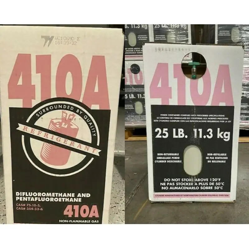 Factory-Sealed R-410A HVAC Refrigerant – 25 lb Purity-Certified Charging Cylinder for Professional Air Conditioning Installation and Service