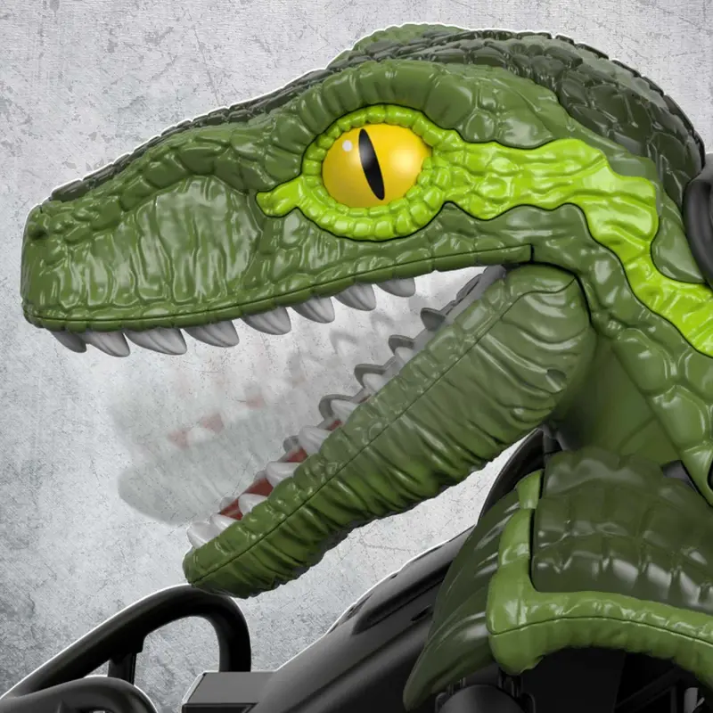 Fisher-Price Power Wheels Jurassic World Dino Racer ATV – 6 MPH Ride-On with Dinosaur-Themed Design