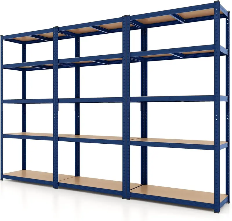 Five-Tier Heavy-Duty Garage Shelving Unit – Adjustable, Multi-Purpose Storage System
