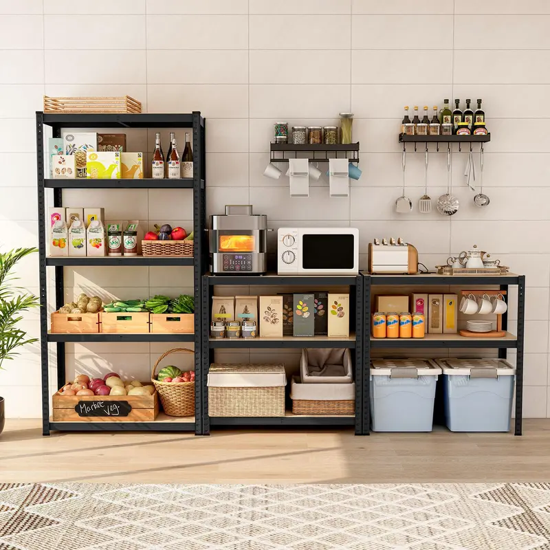 Five-Tier Heavy-Duty Garage Shelving Unit – Adjustable, Multi-Purpose Storage System 2