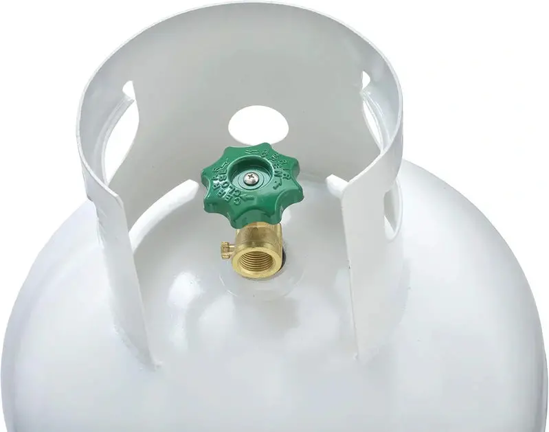 Flame King Steel Propane Cylinder Tank – POL Valve & Protective Collar for Grills, Fireplaces & Dryers