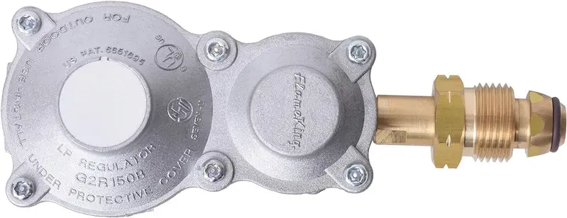 Flame King Steel Propane Cylinder Tank – POL Valve & Protective Collar for Grills, Fireplaces & Dryers
