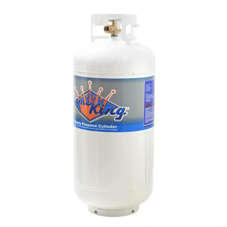 Flame King YSN401 Propane Cylinder – 40 lb Empty Tank with Integrated Overfill Protection Valve