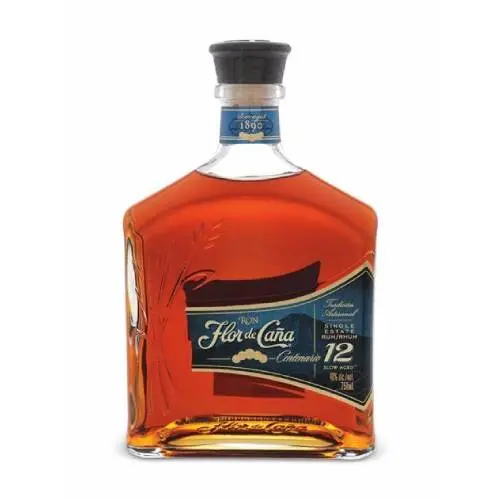 Flor de Caña Centenario 12-Year-Old Nicaraguan Rum – Award-Winning Reserve, 750 ml