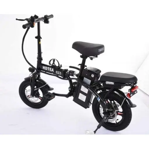 Foldable 250W E-Bike – 14" Smart LCD Display, Removable Lithium-Ion Battery, and Dual Hydraulic Disc Brakes for Urban Commuting