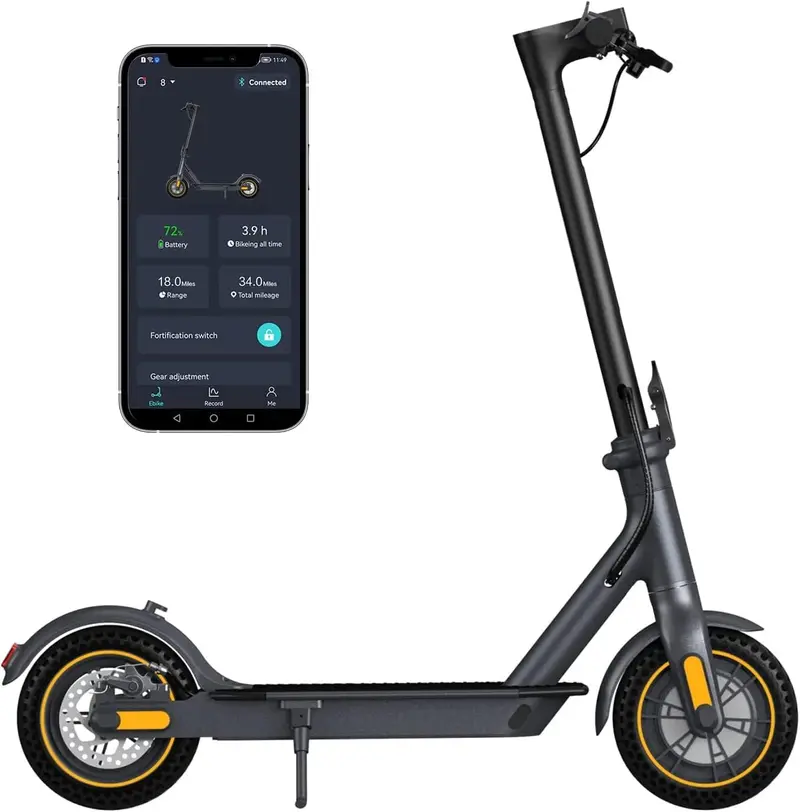Foldable Electric Scooter for Adults – 500W Motor, 10" Solid Tires, 19 MPH