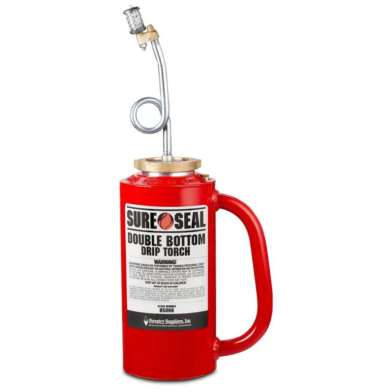 Forestry Suppliers Sure-Seal Red Drip Torch – OSHA-Approved Dual-Chamber Ignition Device