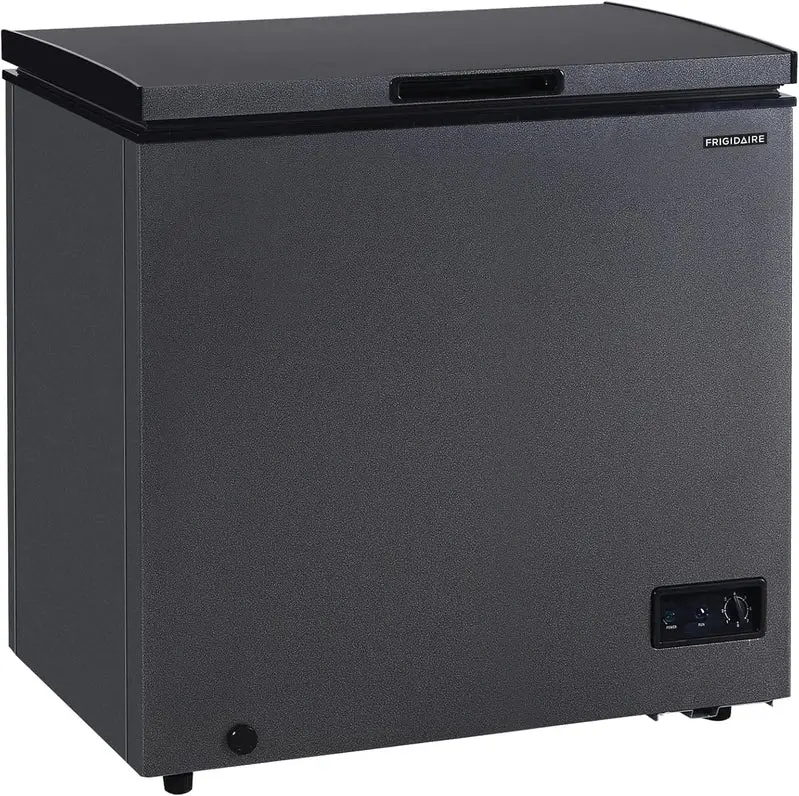 Frigidaire 7 cu. ft. Chest Freezer – Granita Finish, Manual Defrost, Adjustable Thermostat & Removable Basket