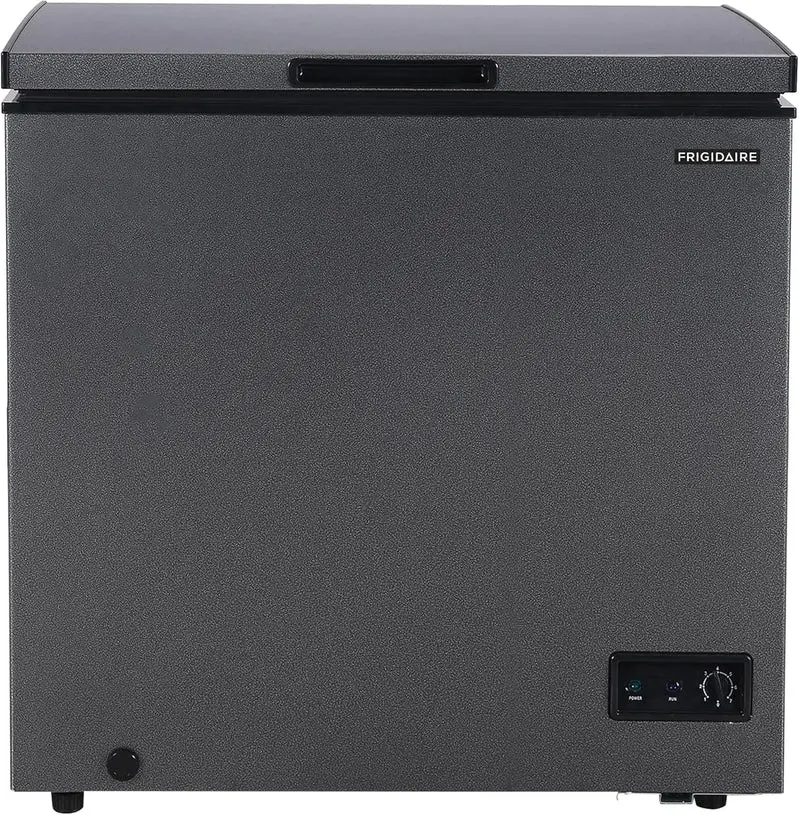 Frigidaire 7 cu. ft. Chest Freezer – Granita Finish, Manual Defrost, Adjustable Thermostat & Removable Basket