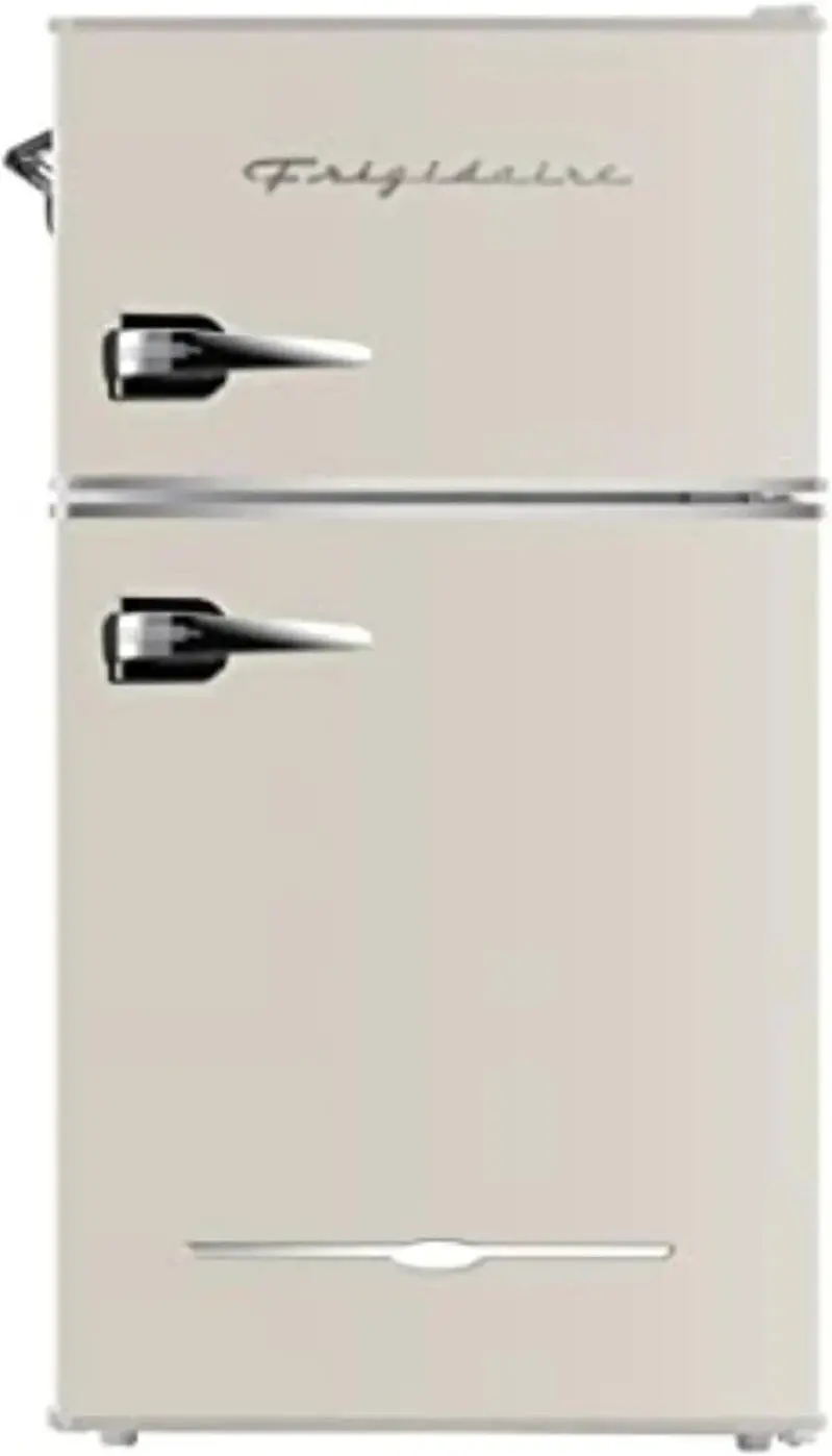 Frigidaire Retro Mini Fridge with Freezer – 3.1 cu. ft., Side-Mount Bottle Opener, Ideal for Dorms and Offices