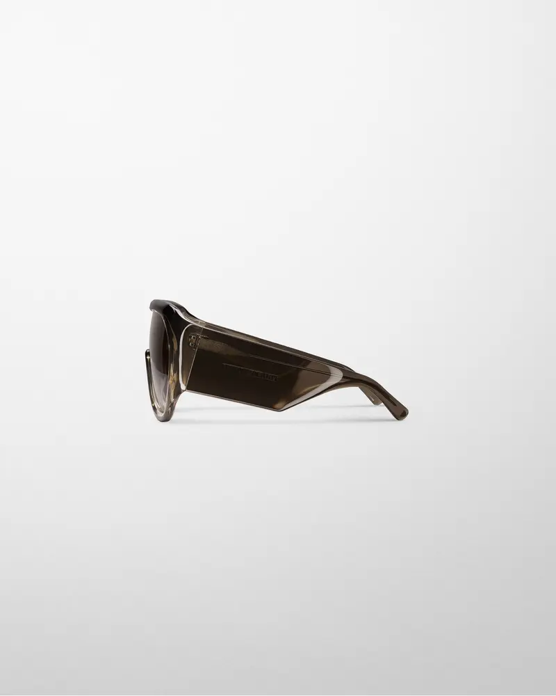 Fumé Acetate Bombé Sunglasses With Brown Gradient Lenses 2