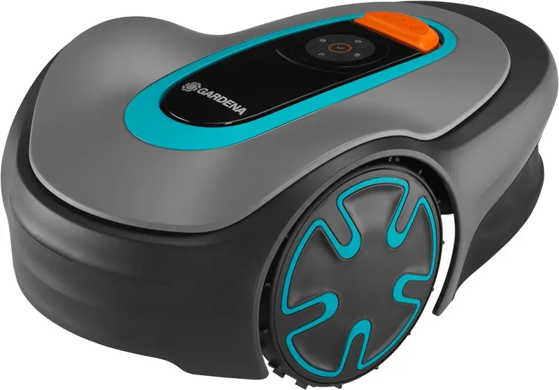 Gardena Sileno Mini Robotic Lawn Mower – Bluetooth & App-Controlled for Up to 500 m² (German Edition, Model 15202-20)