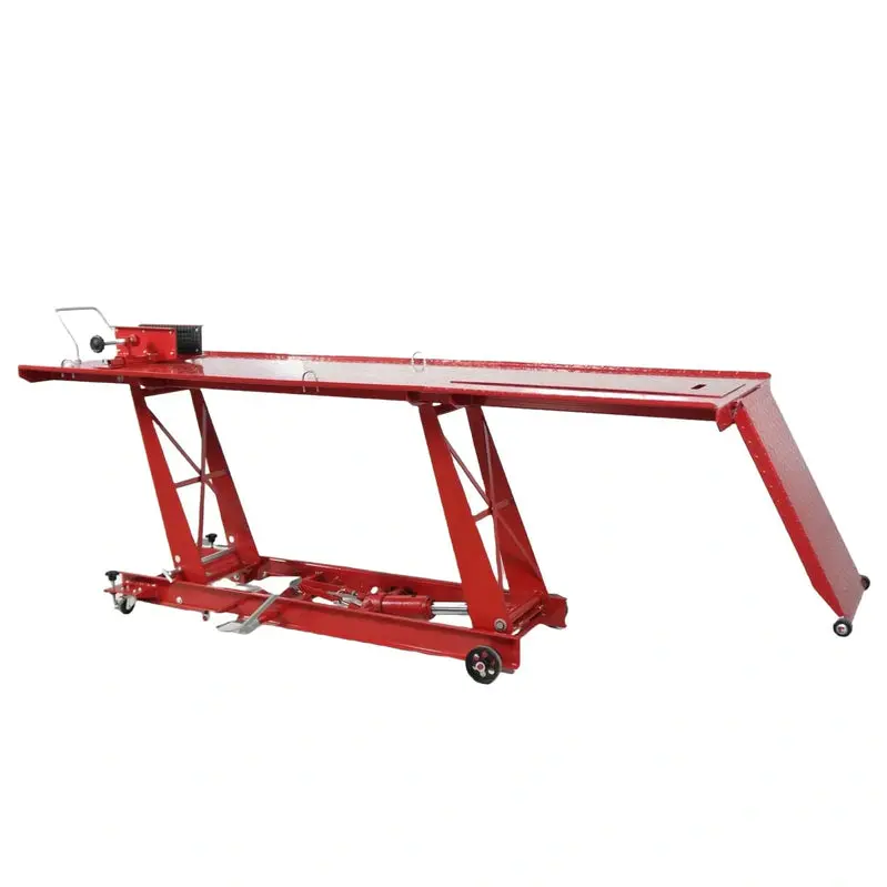 Garvee Hydraulic Motorcycle Lift – 1000-Pound Capacity Workshop Hoist with Reinforced Jack Stand Stability