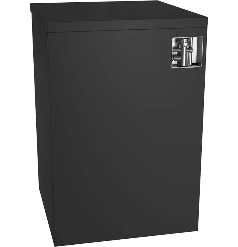 GE Compact Portable Dishwasher – 24-Inch Stainless Steel Unit Featuring Sanitize Cycle and Space-Saving Design