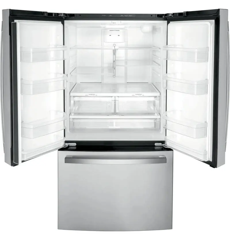 GE ENERGY STAR French Door Refrigerator – 27.0 Cu. Ft. with Fingerprint-Resistant Stainless Steel Finish