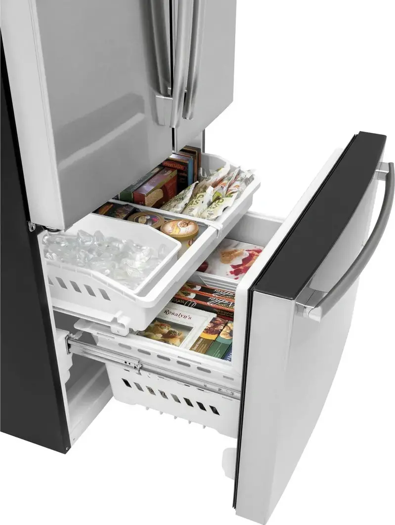 GE ENERGY STAR French Door Refrigerator – 27.0 Cu. Ft. with Fingerprint-Resistant Stainless Steel Finish