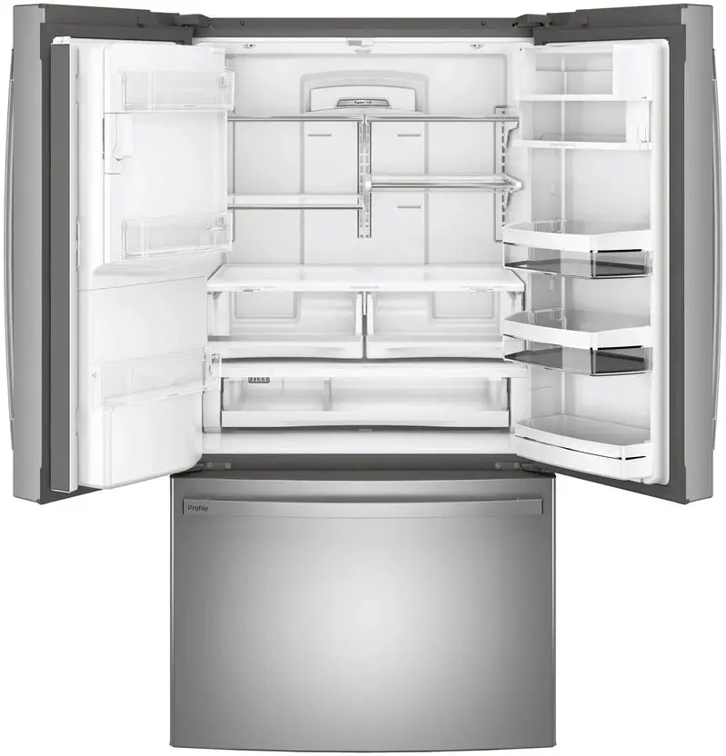GE Profile French-Door Refrigerator – 27.7 Cu. Ft., Fingerprint-Resistant Exterior with Hands-Free AutoFill Dispenser