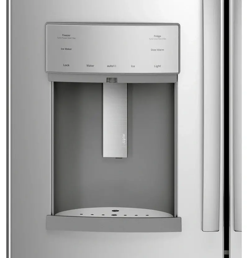 GE Profile French-Door Refrigerator – 27.7 Cu. Ft., Fingerprint-Resistant Exterior with Hands-Free AutoFill Dispenser