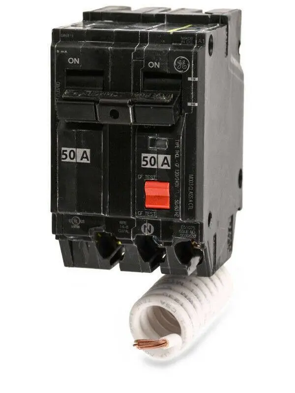 GE THQL2150GF1 Q-Line 150-Amp Ground Fault Circuit Breaker – Molded Case