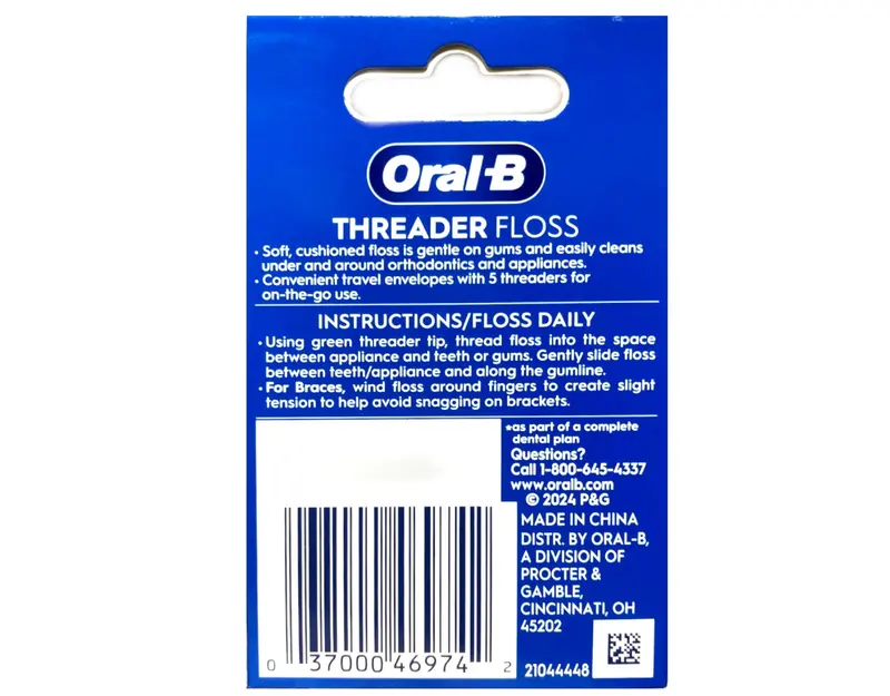 Glide Pro-Health Floss Threaders – 30-Piece Pack for Effortless Interdental Care