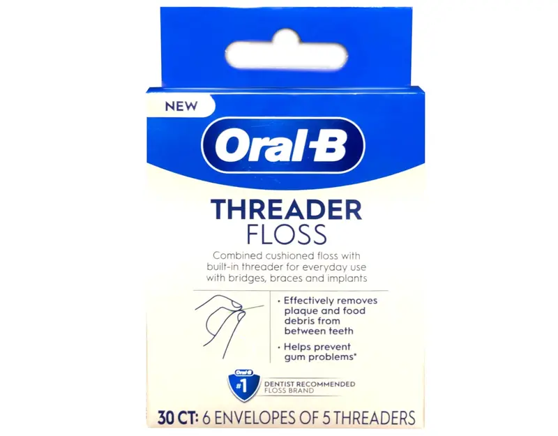 Glide Pro-Health Floss Threaders – 30-Piece Pack for Effortless Interdental Care