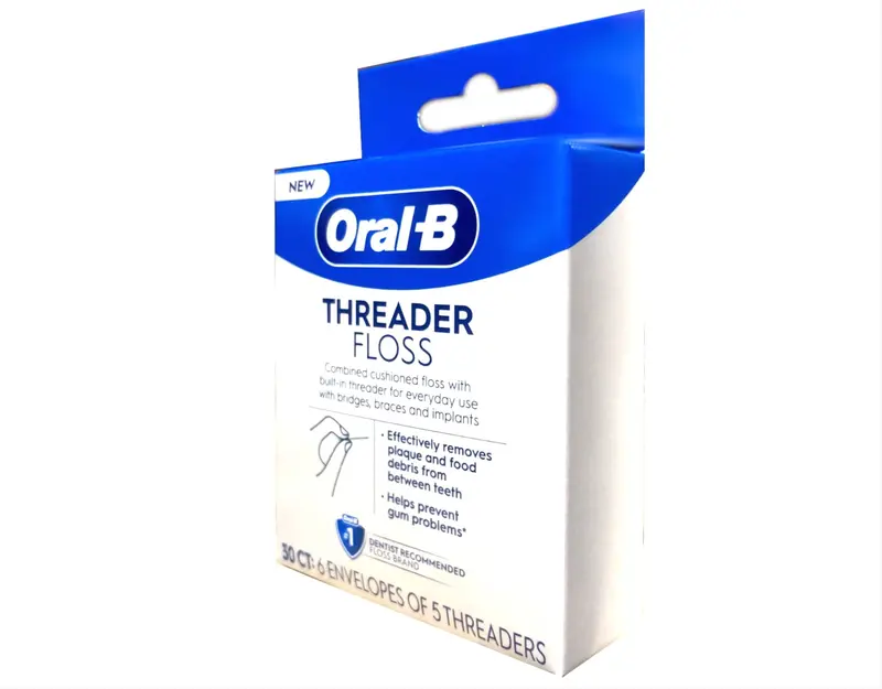 Glide Pro-Health Floss Threaders – 30-Piece Pack for Effortless Interdental Care