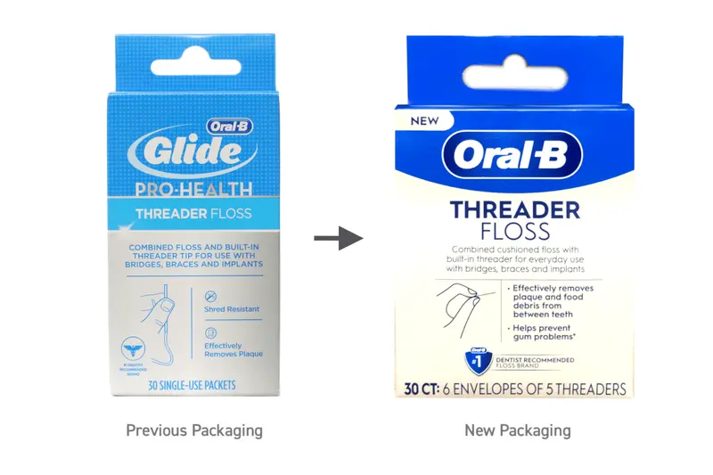 Glide Pro-Health Floss Threaders – 30-Piece Pack for Effortless Interdental Care