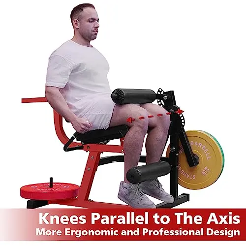 GMWD Lower Body Strength Trainer – Adjustable Leg Extension and Curl Machine for Home or Garage Use