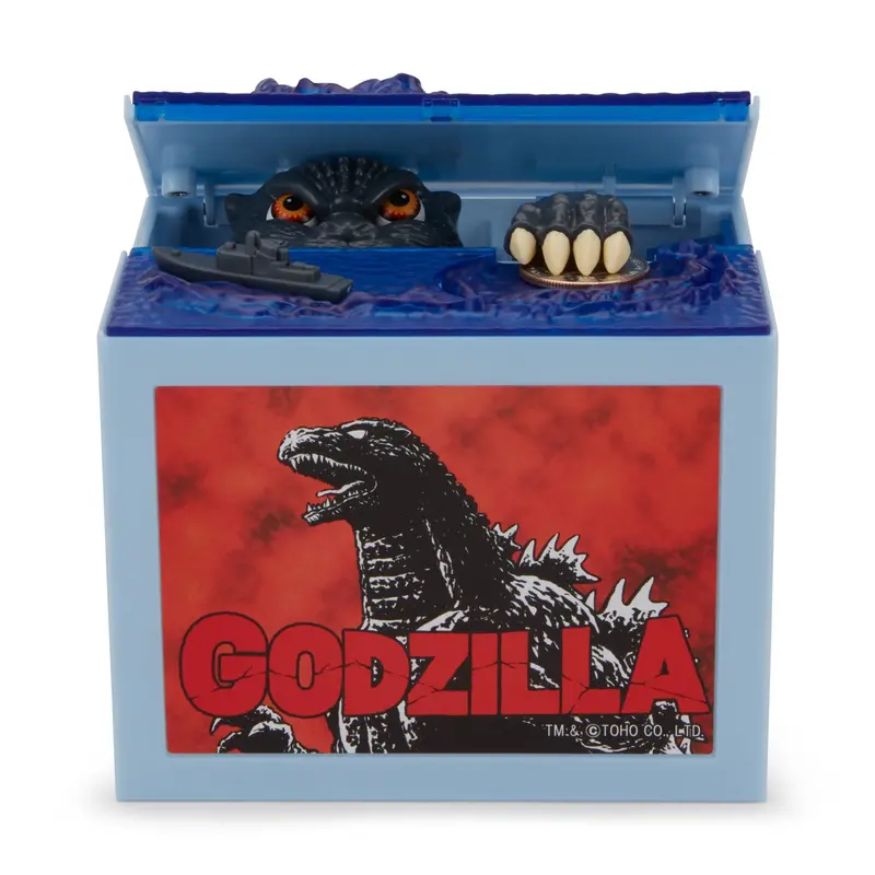 Godzilla Ceramic Coin Bank – Handcrafted Savings Jar for Collectors