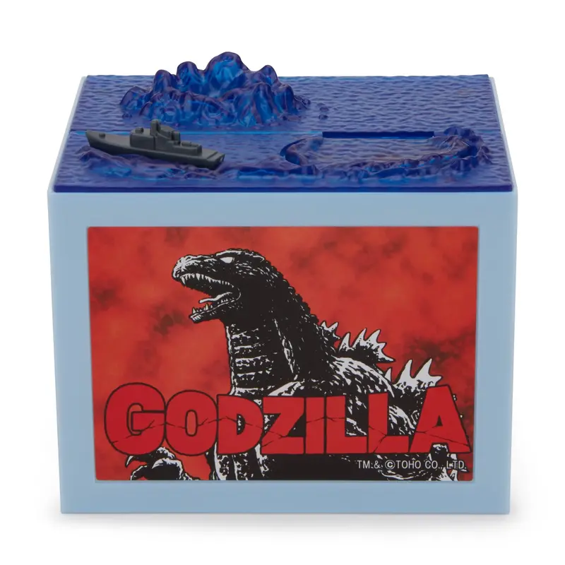 Godzilla Ceramic Coin Bank – Handcrafted Savings Jar for Collectors