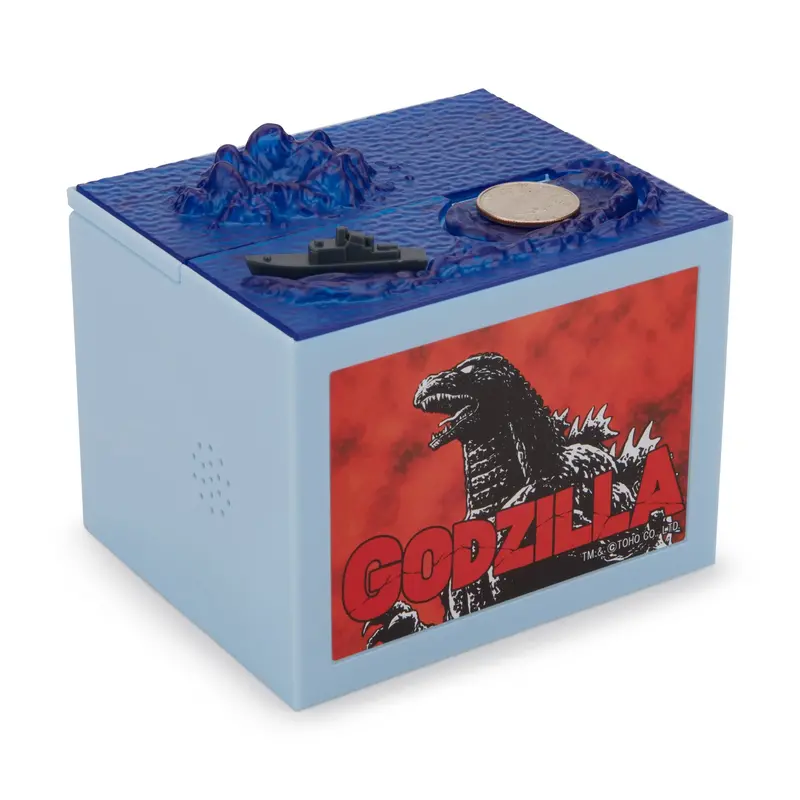 Godzilla Ceramic Coin Bank – Handcrafted Savings Jar for Collectors