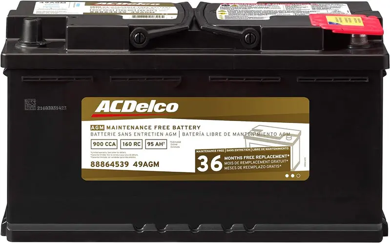 Gold 49AGM Deep-Cycle AGM Battery – BCI Group 49, Maintenance-Free, High-Performance 12V Power Source