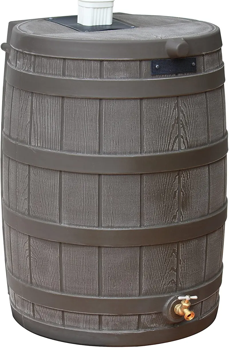 Good Ideas Rain Wizard 50-Gallon Eco-Friendly Rainwater Collection Barrel