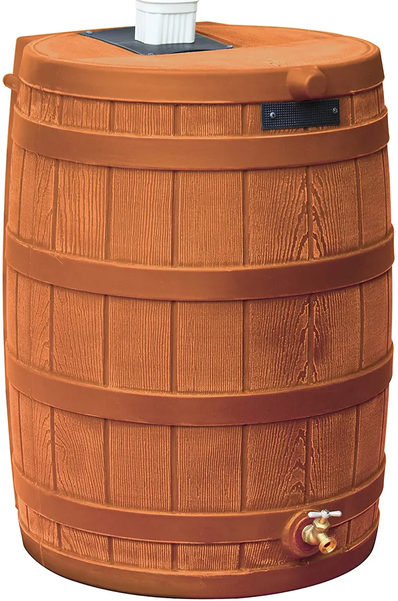 Good Ideas Rain Wizard 50-Gallon Eco-Friendly Rainwater Collection Barrel