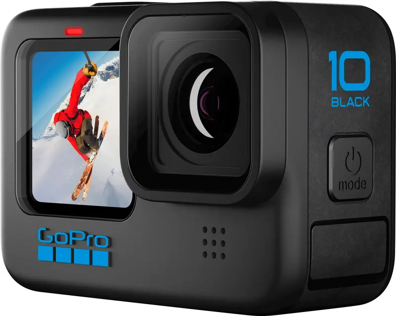 GoPro HERO10 Black Action Camera – 5.3K Video Capture, HyperSmooth 4.0 Stabilization, and 33ft Waterproofing