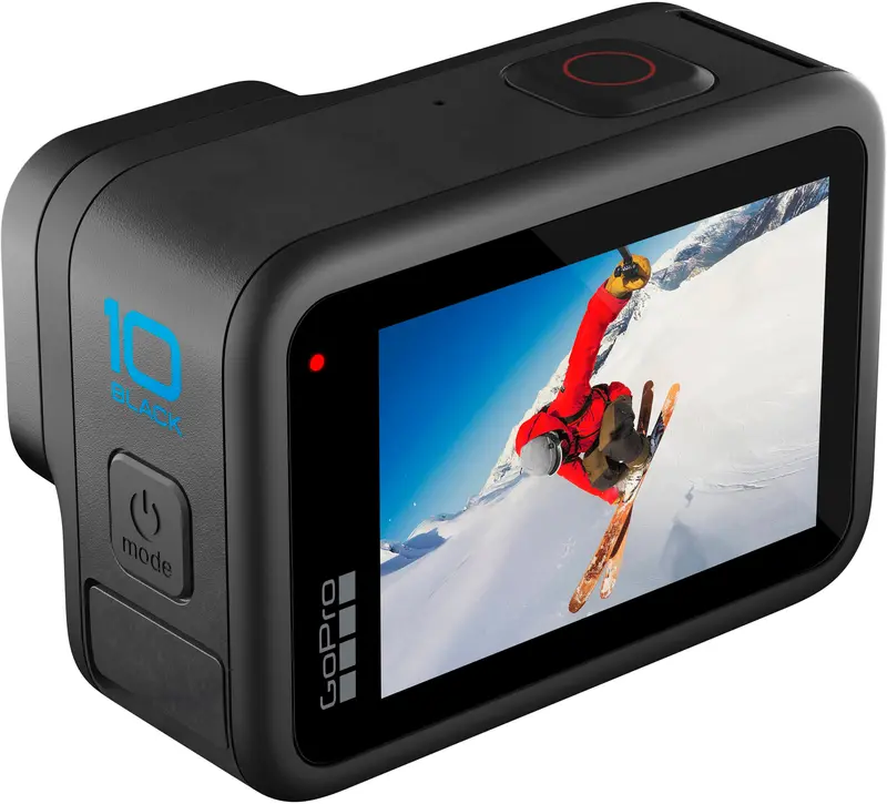 GoPro HERO10 Black Action Camera – 5.3K Video Capture, HyperSmooth 4.0 Stabilization, and 33ft Waterproofing