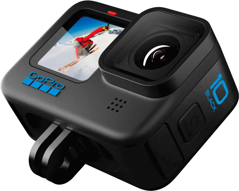 GoPro HERO10 Black Action Camera – 5.3K Video Capture, HyperSmooth 4.0 Stabilization, and 33ft Waterproofing
