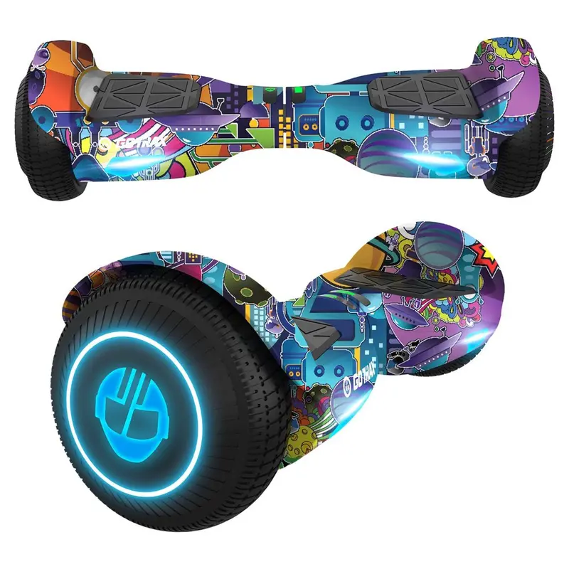 Gotrax EDGE Hoverboard – UL2272 Certified Self-Balancing Scooter with 6.5-Inch LED Wheels & Dual 200W Motors