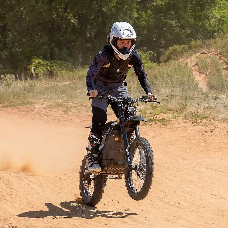 GoTrax Everest Electric Dirt Bike – 50-Mile Range, 53 MPH Top Speed